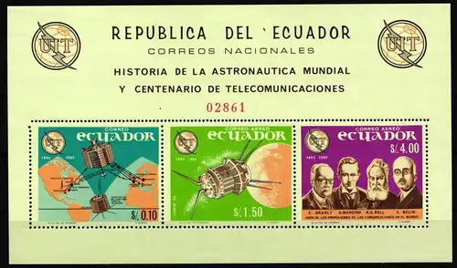Ecuador Block 14 postfrisch #KP883