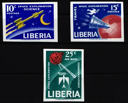 Liberia 602-604 postfrisch #KP888