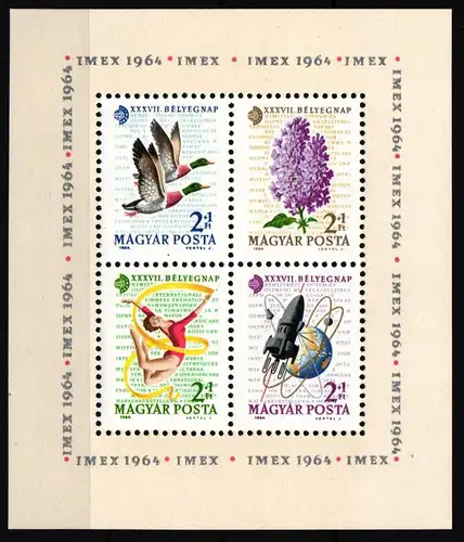 Ungarn Block 42 postfrisch #KP868