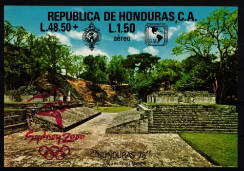Honduras Block 67 postfrisch Olympia #JA556
