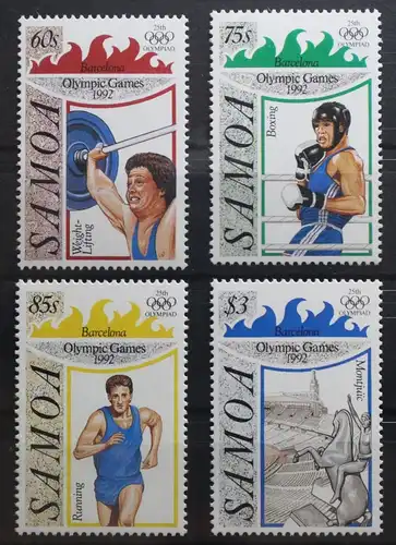 Samoa 738-741 postfrisch #UP110