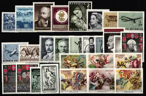 Österreich Jahrgang 1968 mit 1256-1283 postfrisch #KZ450