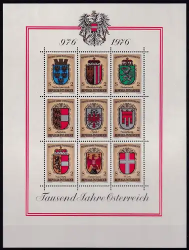 Österreich Jahrgang 1976 mit 1506-1539 postfrisch #KZ458