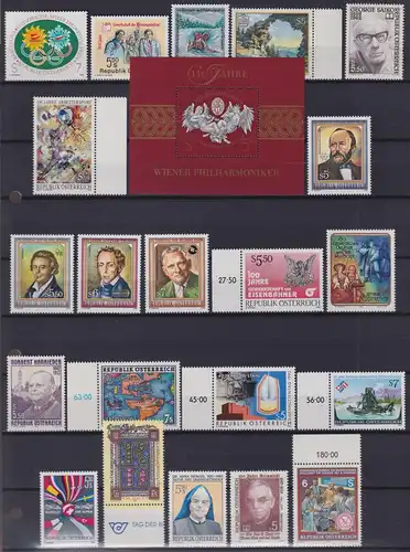 Österreich Jahrgang 1992 mit 2048-2083 postfrisch #KZ490