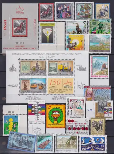 Österreich Jahrgang 2000 mit 2302-2335 postfrisch #KZ513