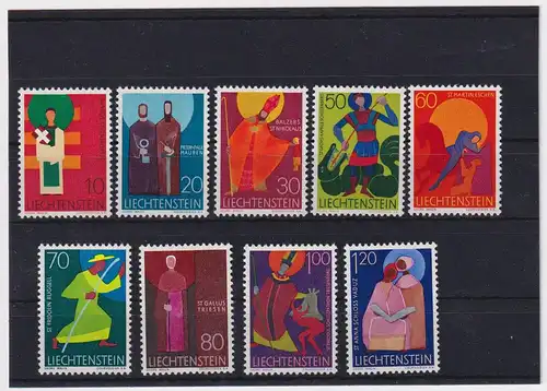 Liechtenstein 486-494 postfrisch #KZ063