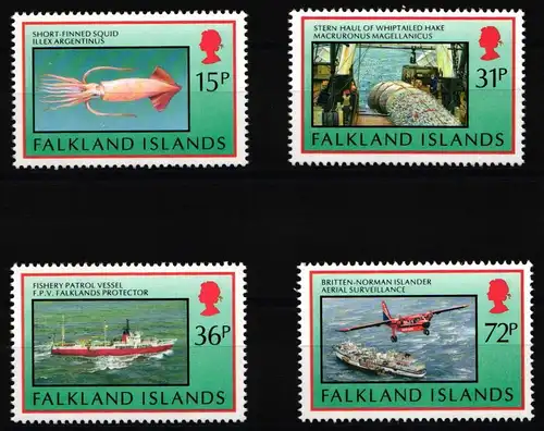 Falkland Inseln 588-591 postfrisch Schifffahrt #JH908