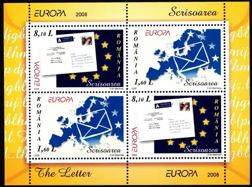 Rumänien Block 425 I und II postfrisch Cept #JI111