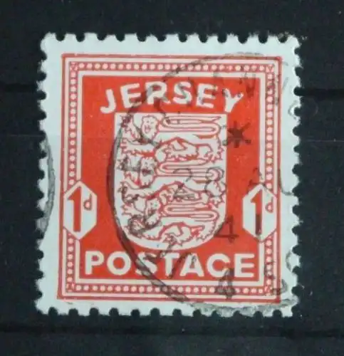 Deutsche Besetzung 2. WK Kanalinseln Jersey 2z gestempelt #FO295