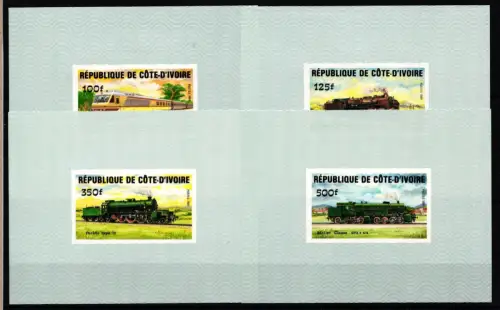 Elfenbeinküste 826 B-829 B postfrisch als Blockausgabe #KX964