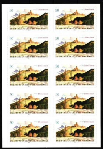 BRD Bund Folienblatt 16 mit 2856 postfrisch Folienblatt #NB618