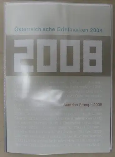 Österreich Jahrbuch 2008 postfrisch #JS208