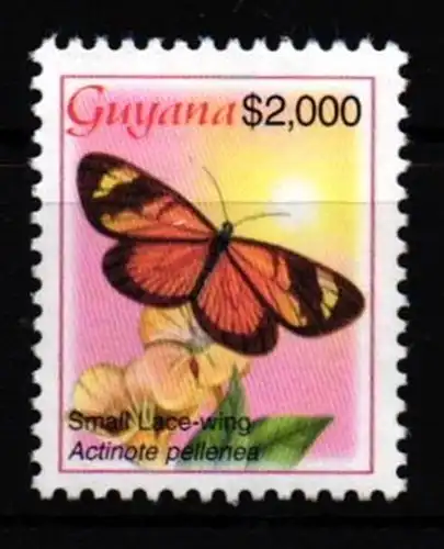 Guyana 7588 postfrisch Schmetterling #JW034