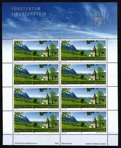 Liechtenstein 1532 postfrisch als Kleinbogen #JW176