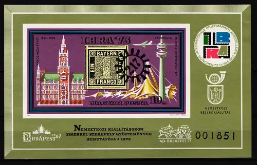 Ungarn Block 97 Bl postfrisch Olympische Spiele #KC329