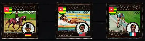 Togo 962-964 A postfrisch Olympische Spiele #KC320
