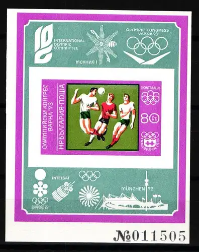 Bulgarien Block 43 postfrisch Olympische Spiele #KC371