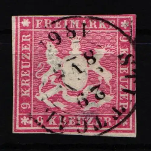 Württemberg 14 gestempelt leichte Mängel #NC961