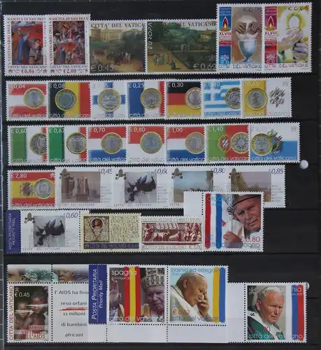 Vatikan Jahrgang 2004 postfrisch #KS227