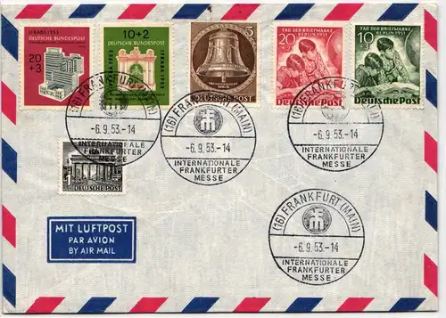 Berlin 80-81 u.a. auf Brief ungelaufen #NB236