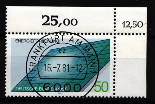 BRD Bund 1101 gestempelt KBWZ #NB251