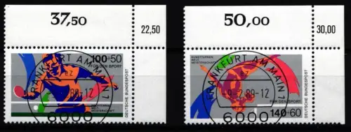 BRD Bund 1408-1409 gestempelt KBWZ #NB287