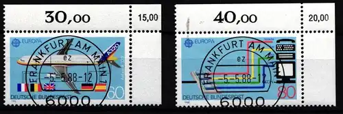 BRD Bund 1367-1368 gestempelt KBWZ #NB281