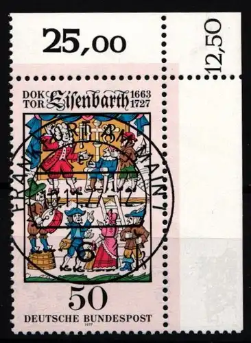 BRD Bund 953 gestempelt KBWZ #NB308