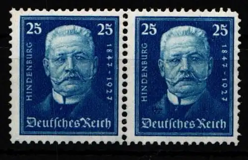 Deutsches Reich 405 postfrisch Paar #NB434