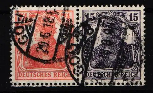 Deutsches Reich W 11 ba gestempelt geprüft Infla Berlin #NB405