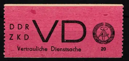 DDR Dienstmarken - D 1 A postfrisch Befund Paul BPP #NB403