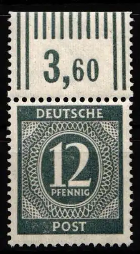 Alliierte Besetzung 920 W OR postfrisch #NB398
