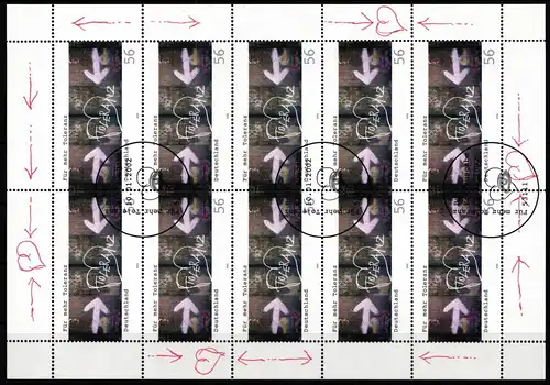 BRD Bund Kleinbogen 2235 gestempelt #NB727