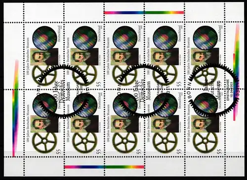 BRD Bund Kleinbogen 2332 gestempelt #NB779