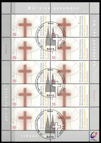 BRD Bund Kleinbogen 2469 gestempelt #ND466