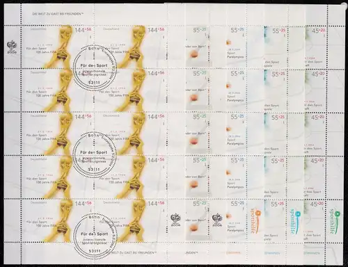 BRD Bund Kleinbogensatz 2382-2386 gestempelt #ND411