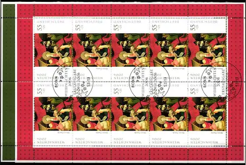 BRD Bund Kleinbogensatz 2569-2570 gestempelt #ND528