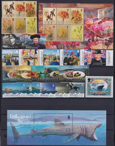 Guernsey Jahrgang 2004 mit 1033-1068 ohne 1059-1068 postfrisch #KV371