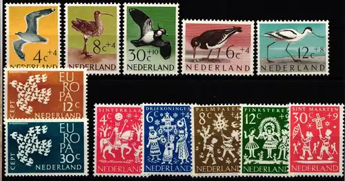Niederlande Jahrgang 1961 mit 760-771 postfrisch #KV278