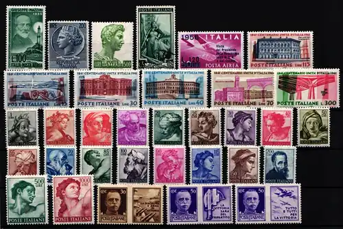 Italien Lot Marken mit Falz #JW463
