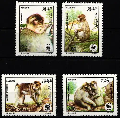Algerien 972-975 postfrisch Wildtiere, Affen #JW514