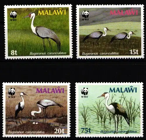 Malawi 477-480 postfrisch Vögel, Kraniche #JW533