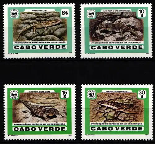 Kap Verde 500-503 postfrisch Reptilien #JW535