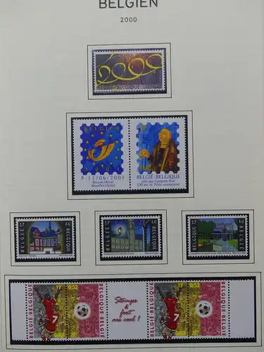 Belgien 1991-2000 postfrisch besammelt auf selbstgestalteten Seiten #LY826