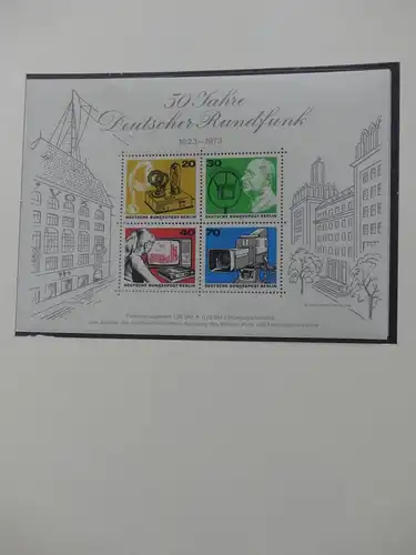 Berlin ab 1954 ** besammelt, im sauberen Text ab 1948 im Safe Binder #LY841