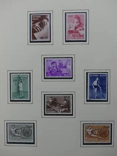 Belgien 1960-1974 postfrisch besammelt auf selbstgestalteten Seiten #LY825