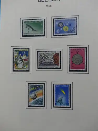 Belgien 1960-1974 postfrisch besammelt auf selbstgestalteten Seiten #LY825