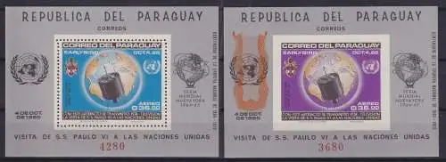 Paraguay Block 75-76 postfrisch #NB013