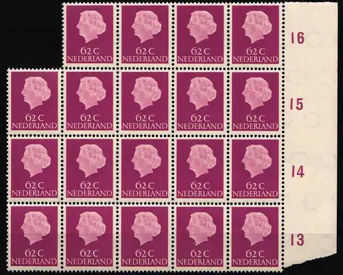 Niederlande 721 postfrisch als 19er Bogenteil #NB077