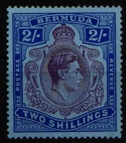 Bermuda 111 a mit Falz König George VI. #NB081